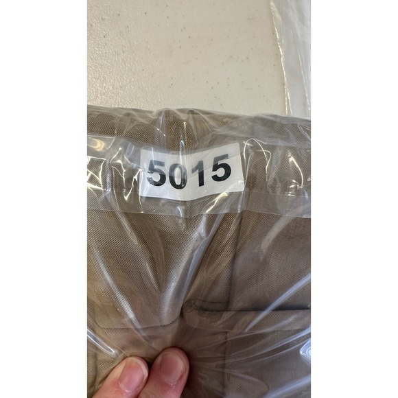 IZOD Mens Pleated Khaki Dress Pants Size 44x34 Polyester Business Casual - Picture 9 of 9